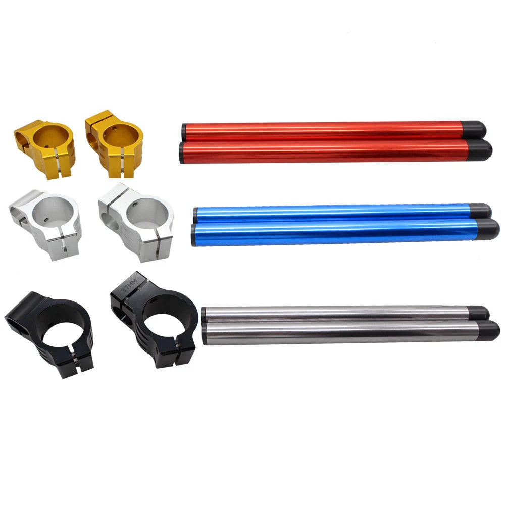 Anodized CNC Motorcycle Separate Clip on Handle Bar