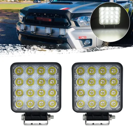 48W Auto LKW Offroad Auto Motorrad Zubehör LED-Scheinwerfer LED-Arbeitslicht (GF